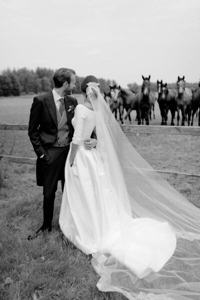 42_Flora_And_Grace_Europe_Editorial_Wedding_Photographer-0-46_Elegant and modern equestrian wedding celebration with natural aesthetic. 