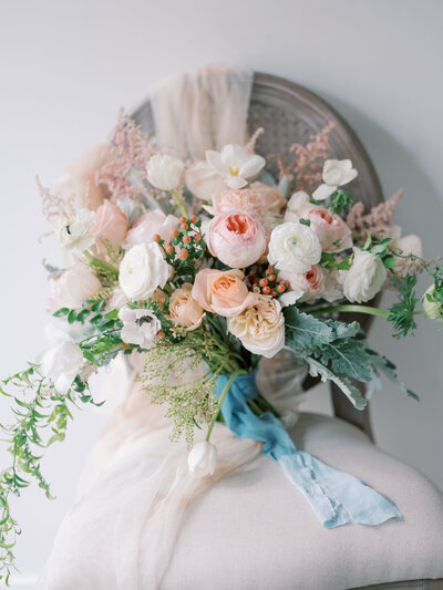 wedding bouquet at pioneer yyc