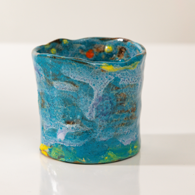 Michelle-Spiziri-Abstract-Artist-Ceramics-Little-Cups-Polka-Dot-2