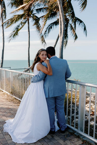 couple holding each other