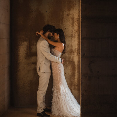 Australian outback elopement and wedding at sunset