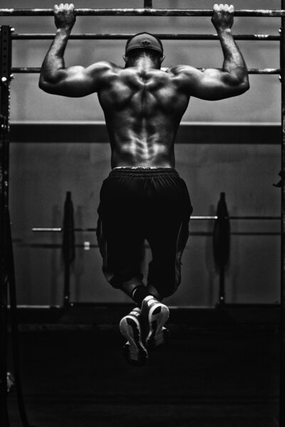 Man doing pushups