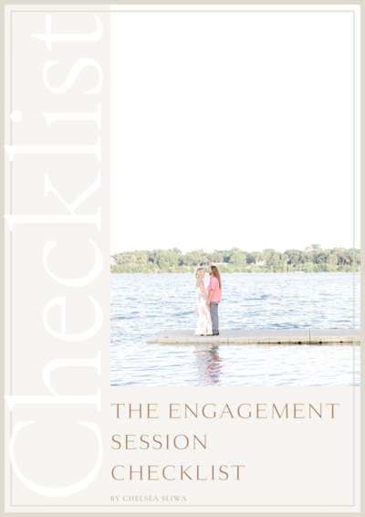Engagement Session Checklist Cover