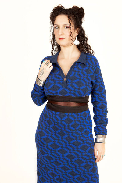 Robe et kurta aux imprimés colorés
