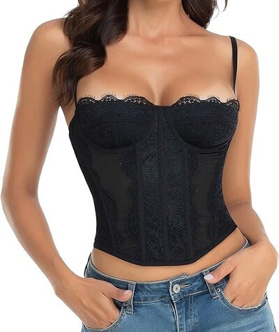 Lace Bustier Corset Top