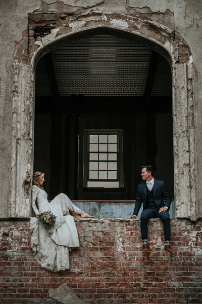 Couple elope at The Monroe Abbey in Downtown Phoenix