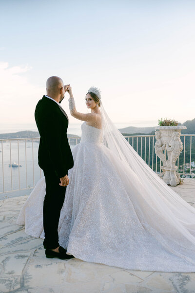 wedding stationnaries photo in Eze sur Mer south of France