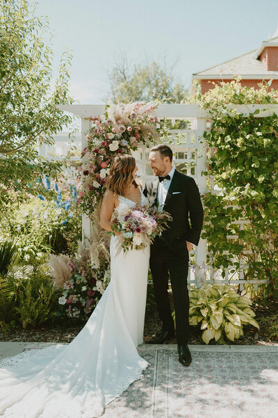 Deane House wedding planned by Moments by Madeleine, a romantic and elegant wedding planner based in Calgary, Alberta. Featured on the Brontë Bride Blog.