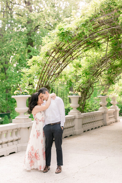 a whimsical spring fairytale engagement wedding with Liriodendron Mansion wedding photographer in Bel Air Maryland