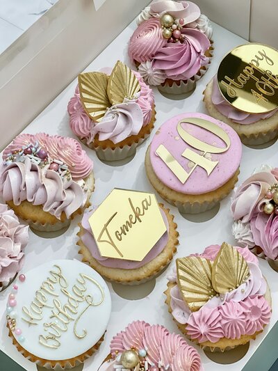 Buttercream Floral Cupcake Bouquet by Artisan Buttercream - Metro Detroit