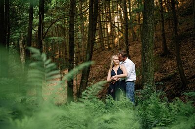 Let's go on an adventure for your engagement session. Hocking Hills engagement session photographed by Samantha Walker