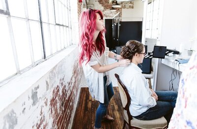 Memphis wedding hairstylist - Bridal Hair by Caitlin
