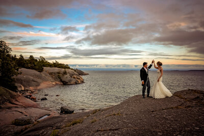 Light Shifter Studios photographs a destination Wedding in Hanko, Finland. 
