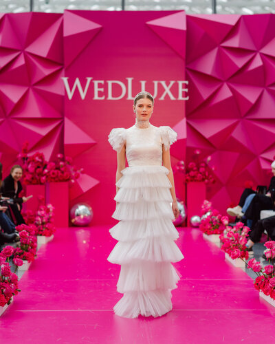 Andrew Kwon Gowns at WedLuxe Show 2023 Runway pics by @Purpletreephotography 32