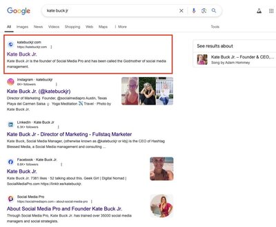 seo result