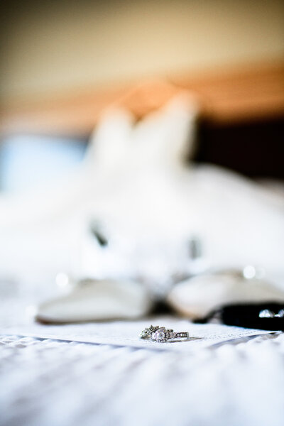 Slidell Wedding Dress and Ring Photography