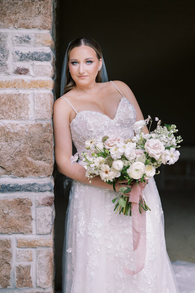 Burritt on the Mountain The View Wedding Ceremony Cathedral Veil Bride and Groom Photography Huntsville Wedding Photographer