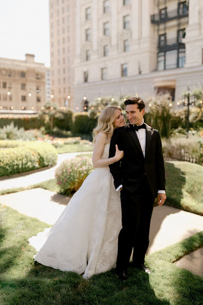 Fairmont San Francisco Gold Room wedding.