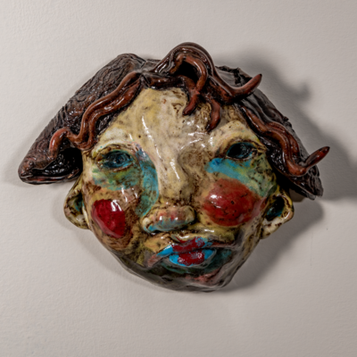 Michelle-Spiziri-Abstract-Artist-Ceramics-Masks-De-Colores