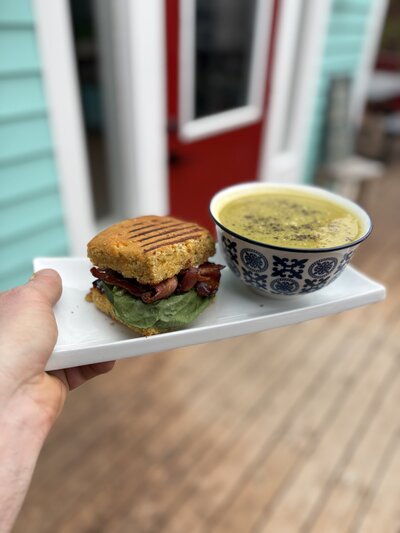 Soup of the Day | Healthy Cafe Food | Weekly Feature | Homemade Cinnamon Buns | Cinnamon Soul Cafe