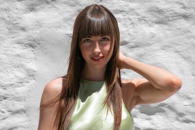 Murielle Dufort dans un bureau