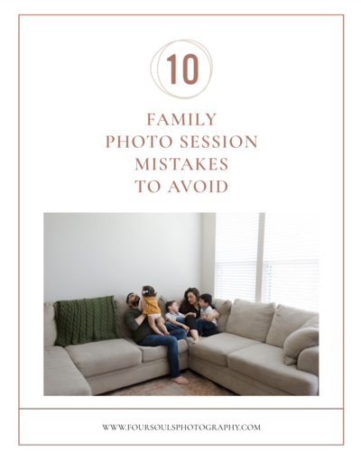 PDF of 10 Family Photo Session Mistakes To Avoid