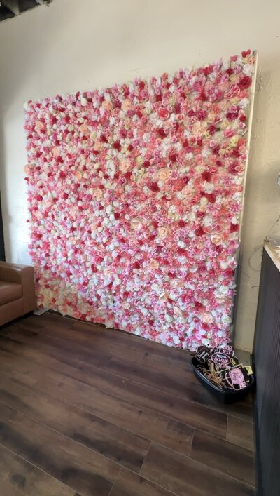 Flower wall rental oregon and washington 