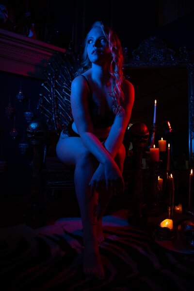 Boudoir session in Deland FL with Chestnut Artistry