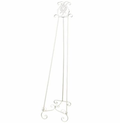 TE Inventory- Large White Easel Sign Holder 161