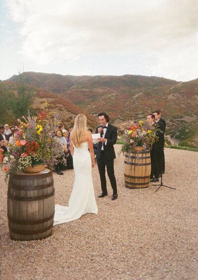 High West Distillery wedding in Utah