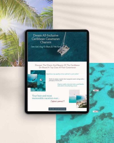 showit web design for travel brands