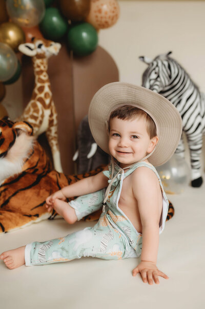 Infant posed for Newborn Portraits in Charleston, South Carolina Newborn Photography Studio.