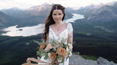 Stunning bridal portrait by A List Studio, timeless and creative wedding videographer in Calgary, Alberta. Featured on the Bronte Bride Vendor Guide.
