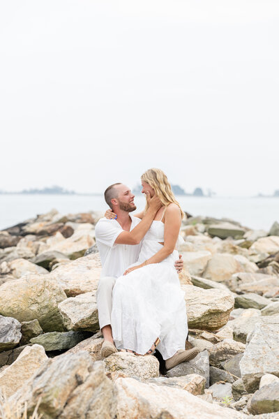 Beach Engagement Photo Session