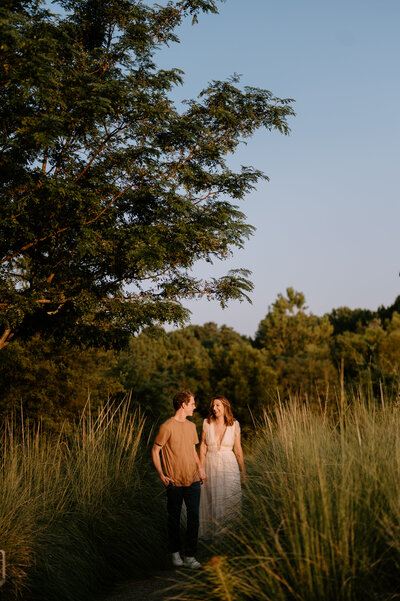 raleigh art museum engagement session
