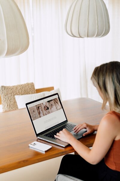 Showit website template voor fotografen