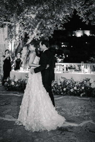 First Dance at El Olivo Belmond La Residencia Mallorca