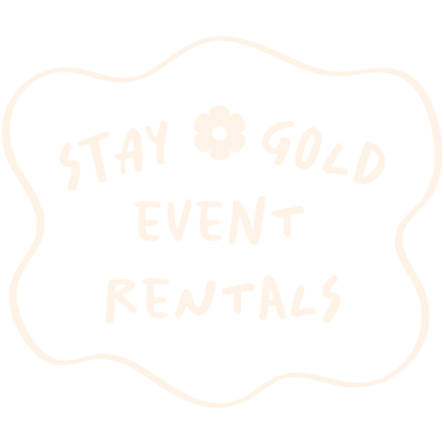 Stay Gold Event Rentals stamp mark