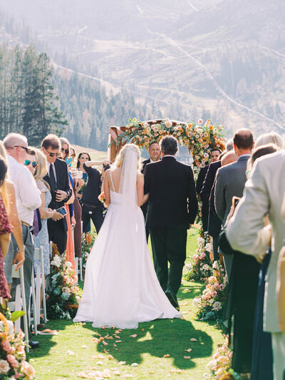 Lake Tahoe Mountain Wedding at Everlibe Resort Ceremony Photos