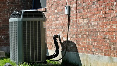 Dove Electric HVAC unit connection in Albuquerque