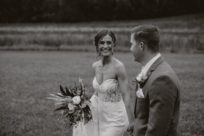 wedding photos during outdoor intimate wedding day
