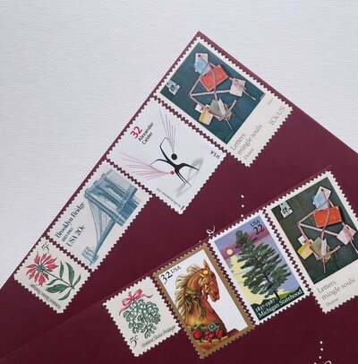 Envelopes with Vintage Stamps