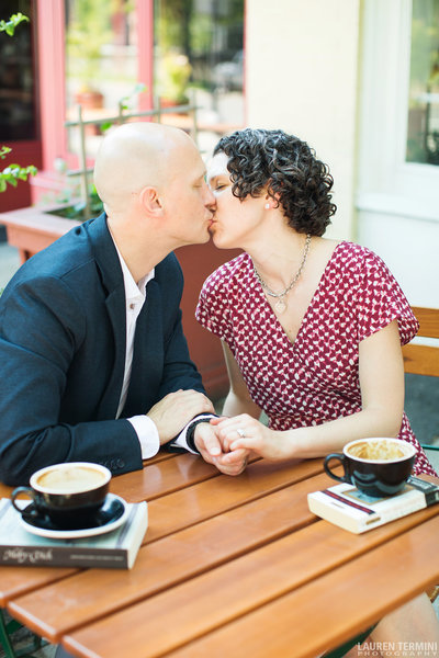 Lynne Reznick Photography Boston Wedding Photographer  Headshot with Husband Scott