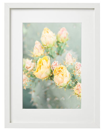 ribba-frame-white__yellowflowercactusprint