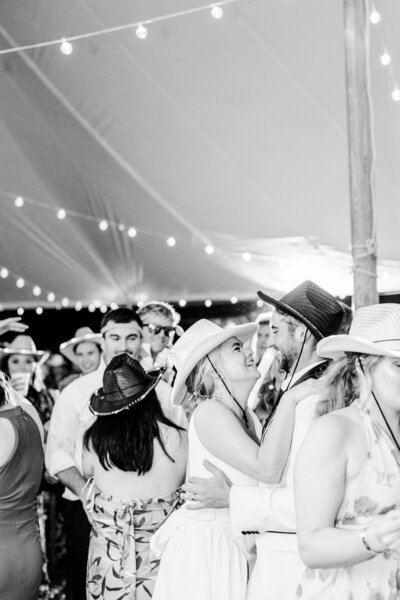 bride walking with her dad at wedding