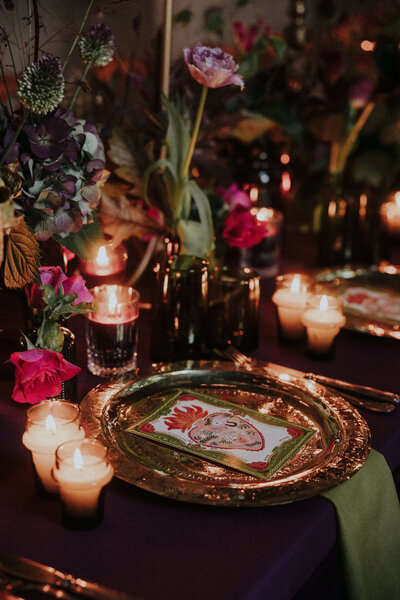 Gold Moroccan Table Charger
