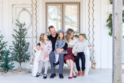 family with little girl