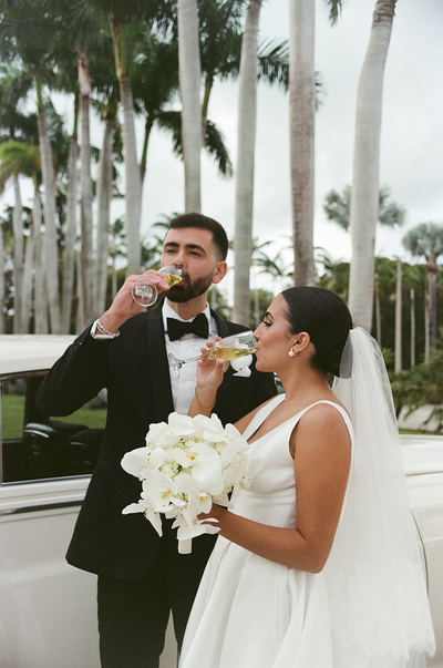 Couple's first drink together captured documentary style at wedding reception | Sush Digital Media