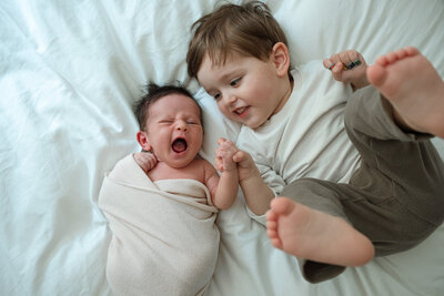 At Home Newborn Photo Session in Fairfield County