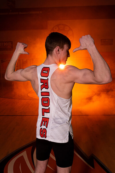 Milwaukee minis photo of senior athlete at media day mini